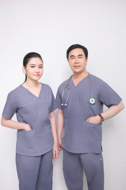 Asian medical professionals in healthcare setting