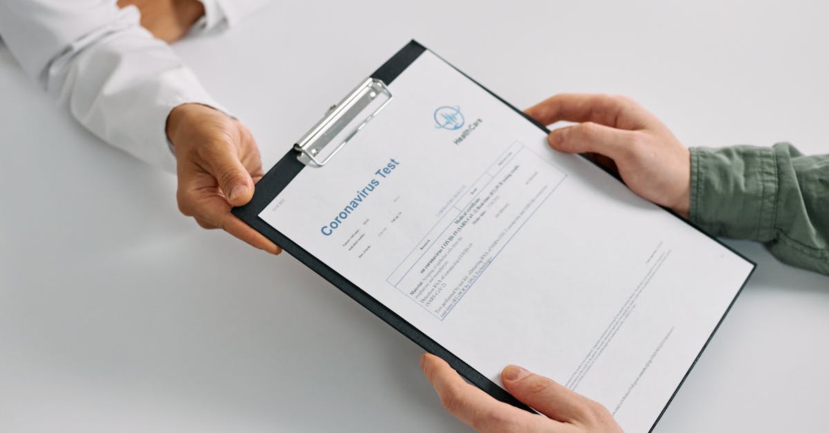 Doctor reviewing medical results and test reports with a patient